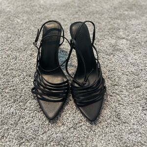 Open edit strappy heels